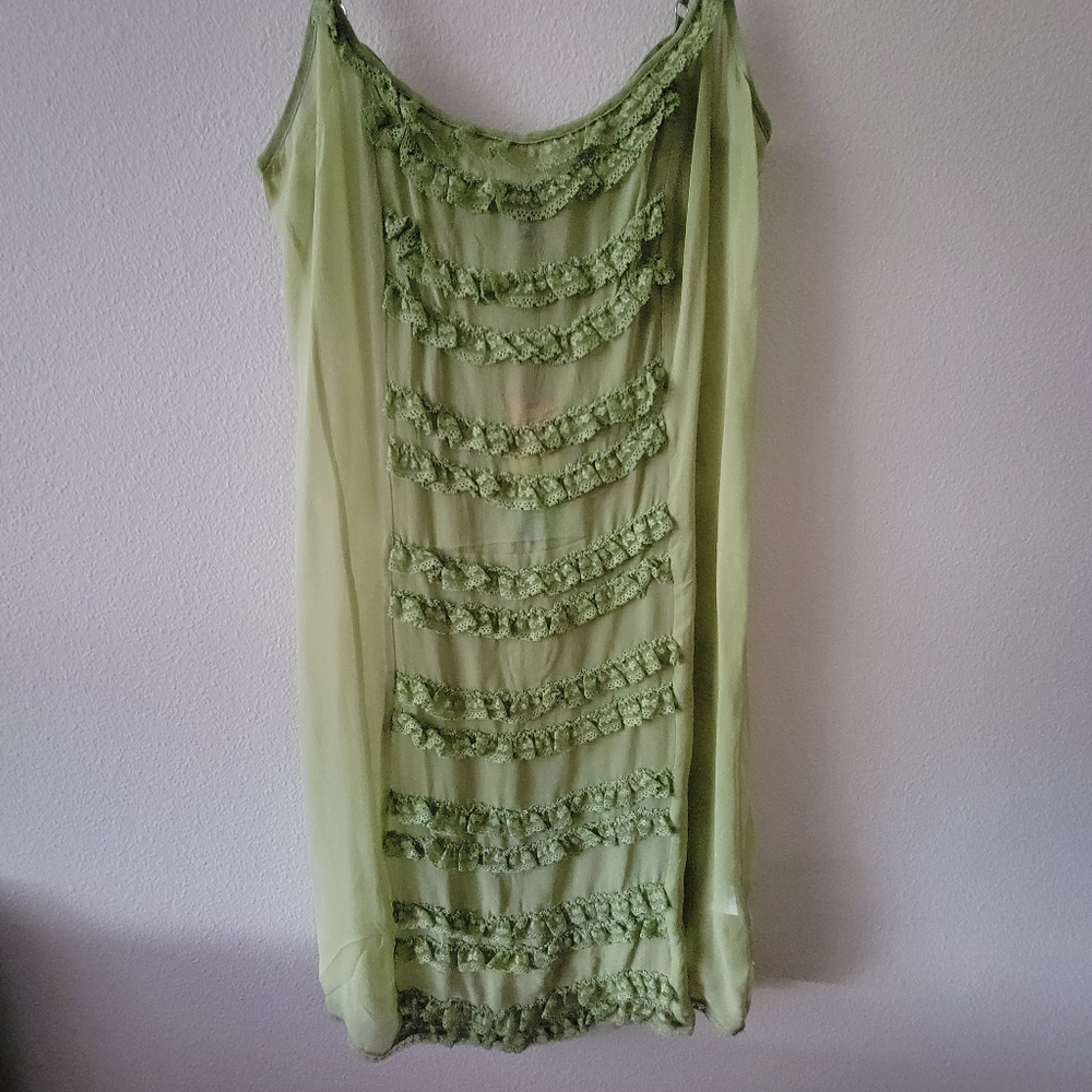 *NWT* Current Mood Hundred Acre chiffon dress